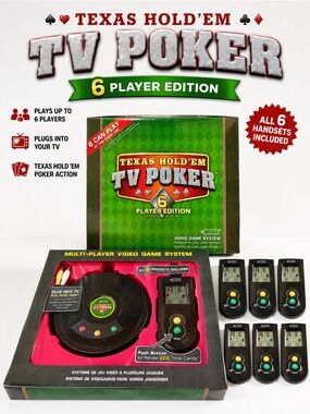 VIntage Texas Hold’Em TV Poker, 6 Player Edition